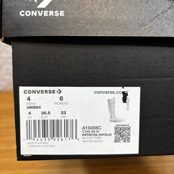 Converse Chuck Taylor All Star XX-Hi Shoe Women's Sz 6 Knee-High Sneaker NEW - Picture 4 of 5